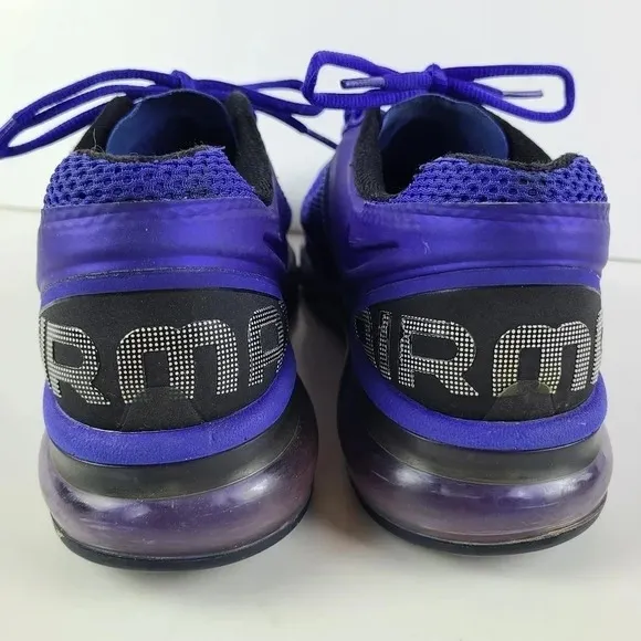 Nike big kids Air Max 2013 running shoes in hyper blue/white