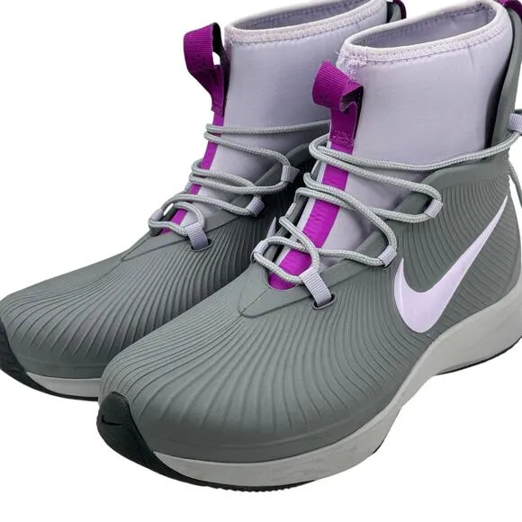 Nike Binzie Rain Boots Youth 6Y Women's 7.5 Grey Waterproof Athletic BQ5380-003