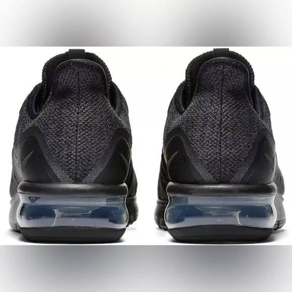 NIKE |  Black Air Max Sequent 3  &quot;Black Anthracite&quot; Men's Running Athletic Shoes