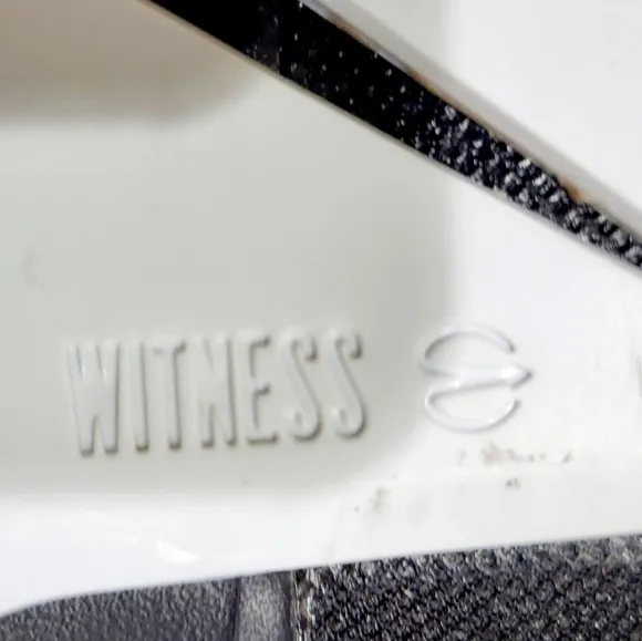 Nike Black &amp; White Athletic Sneakers, Cushioned Sole Witness Style Name Size 18