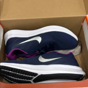 Nike Blue and Purple Running Shoes
