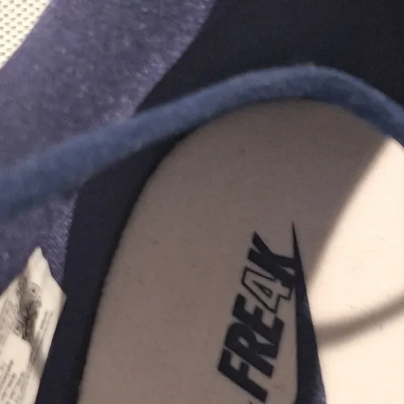 Nike Blue and White Athletic Shoes with Cushioned Midsole
