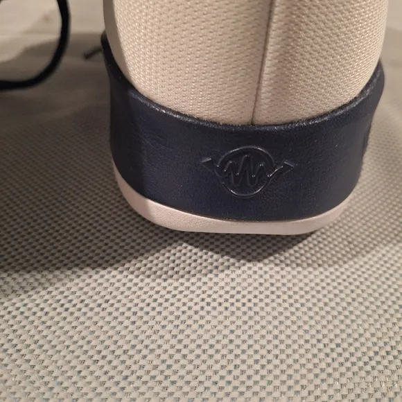Nike Blue and White Athletic Shoes with Cushioned Midsole