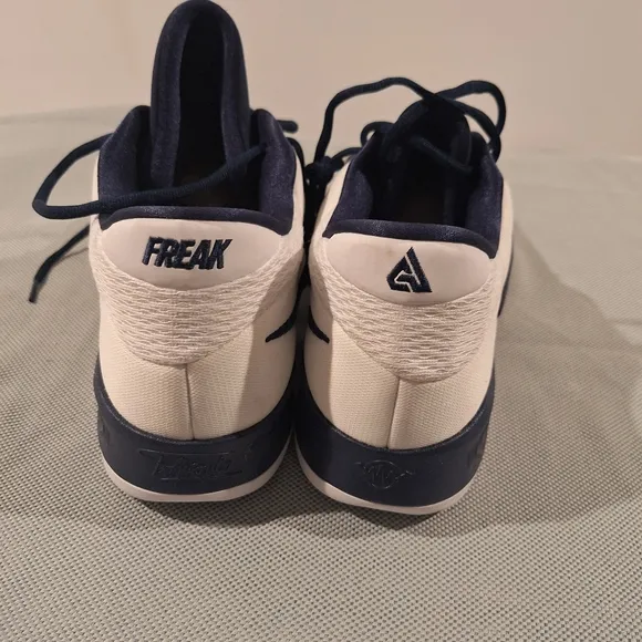 Nike Blue and White Athletic Shoes with Cushioned Midsole