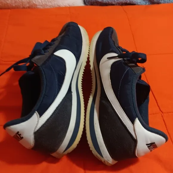 Nike Cortez Shoes Mens 12 Basic Nylon Obsidian Running 819720-411