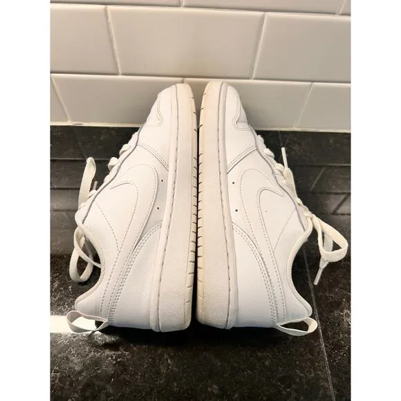 Nike Court Borough Low Triple Sneakers Shoes Athletic BQ5448-100 White Size 5Y