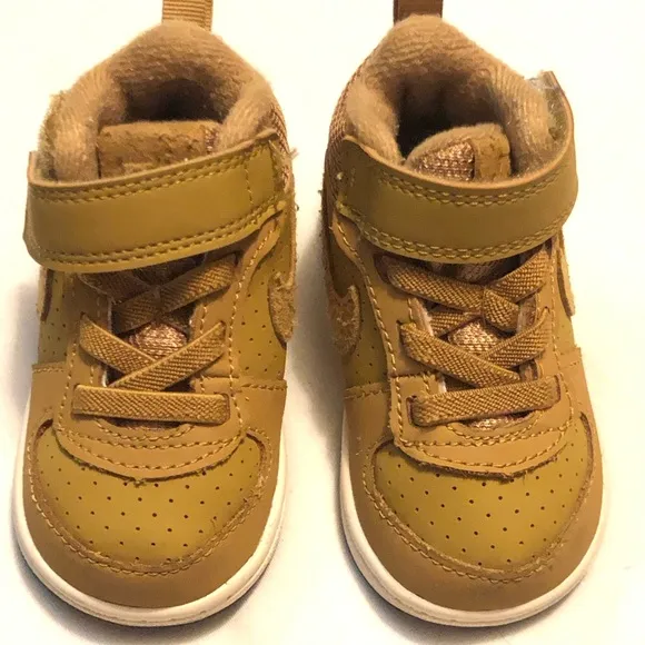 Nike Court Borough mid brown sneakers shoes