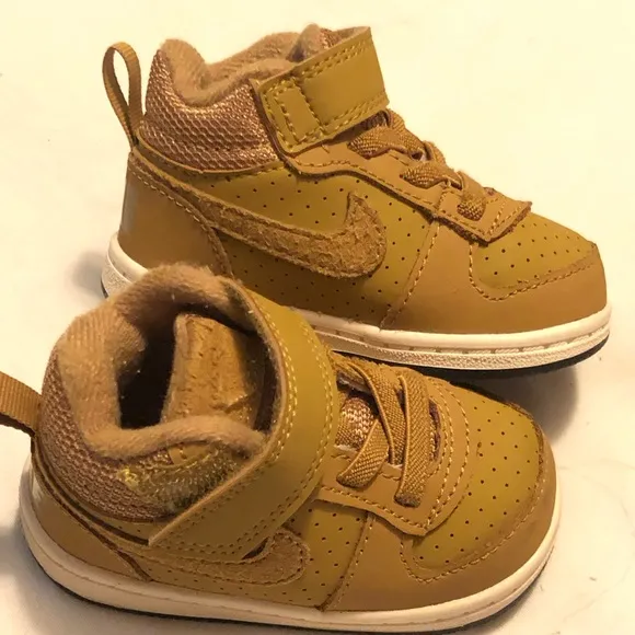 Nike Court Borough mid brown sneakers shoes