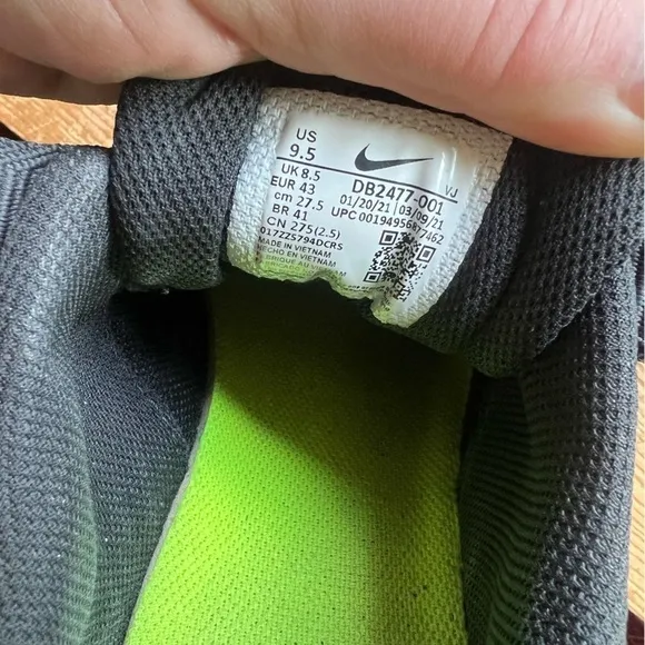 Nike Crater Impact Running Shoes Size 9.5
