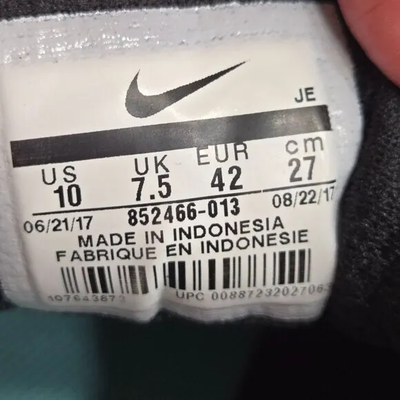 Nike Downshifter 7 Sneakers Running Shoes Womens Size 10 Black Blue Athletic