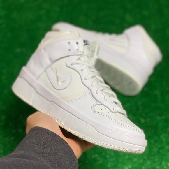 Nike Dunk High Mens Casual Sneaker Shoes Summit White DH3718-100 Sz 8