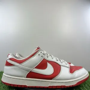 Nike Dunk Low Championship Red Mens Size 13 Athletic Shoes Sneakers DD1391-600