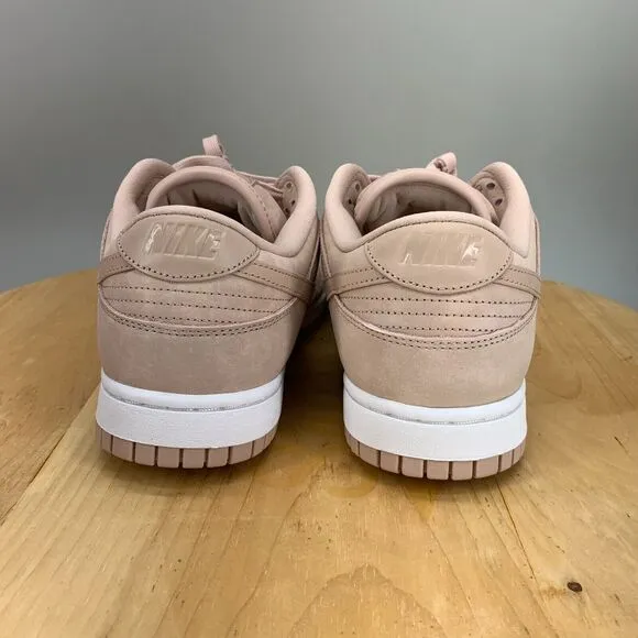 Nike Dunk Low PRM MF Women's Size 10 Shoes Pink Oxford Leather Sneakers NEW