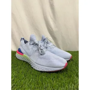 Nike Epic React Flyknit 2 Men's Size 14 Running Shoes Hydrogen Blue