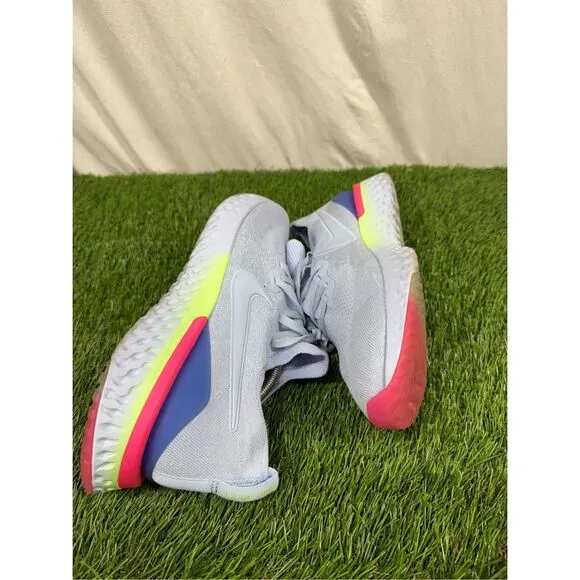 Nike Epic React Flyknit 2 Men's Size 14 Running Shoes Hydrogen Blue