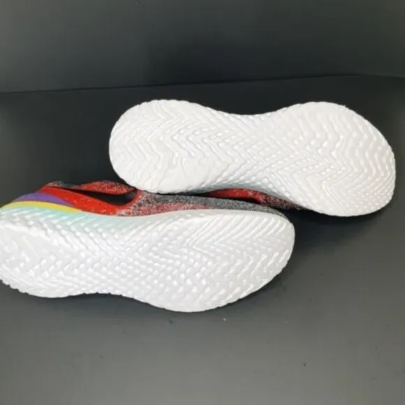Nike Epic React Flyknit 2 Running Shoes Black Multicolor BQ8928-007 Mens Size 14