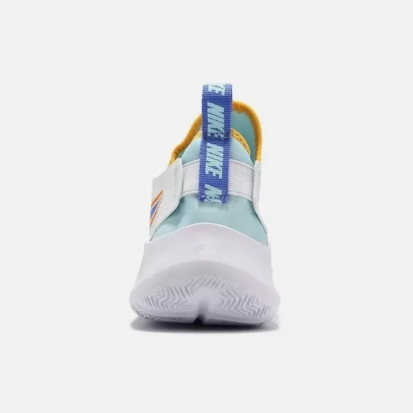 Nike Flex Runner 3 GS White University Blue Kids Youth Running Shoes