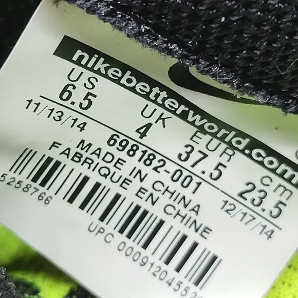 Nike Flyknit Lunar 3 'Oreo' Women's Running Shoes Size 6.5