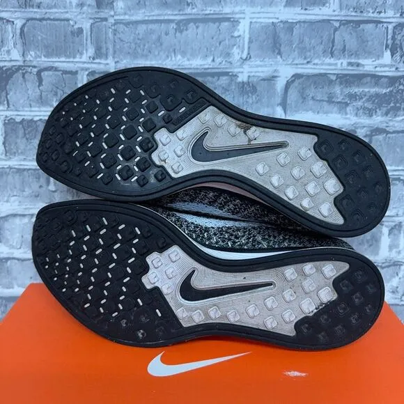 Nike Flyknit Racer 'Oreo 2.0' Black White Running Shoes 526628-012 Mens Size 6.5