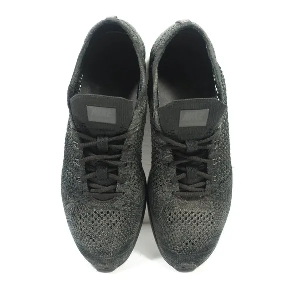 Nike Flyknit Racer Running Shoes - Men's Size 8 - Black