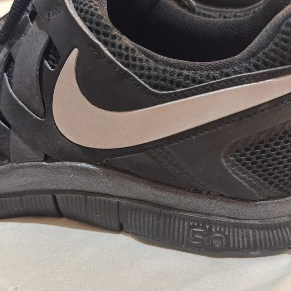 Nike Free 5.0 Black and Gray Running Shoes Size 13 (47.5)