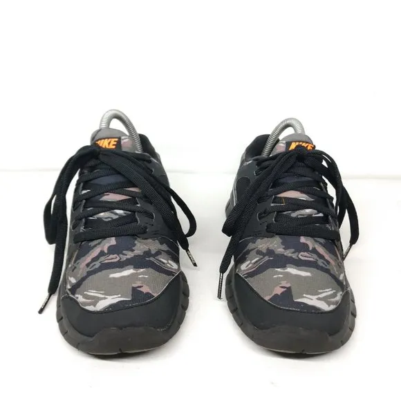 nike free 5.0 camo gs youth size 5.5Y athletic sneakers shoes lace up me…