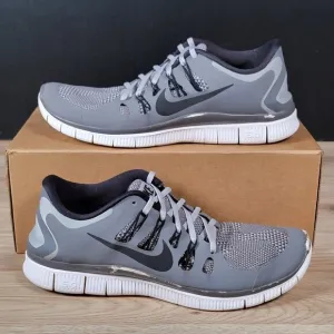 Nike Free 5.0 Shoes Mens Size 12 Gray White Athletic Running 603515-001