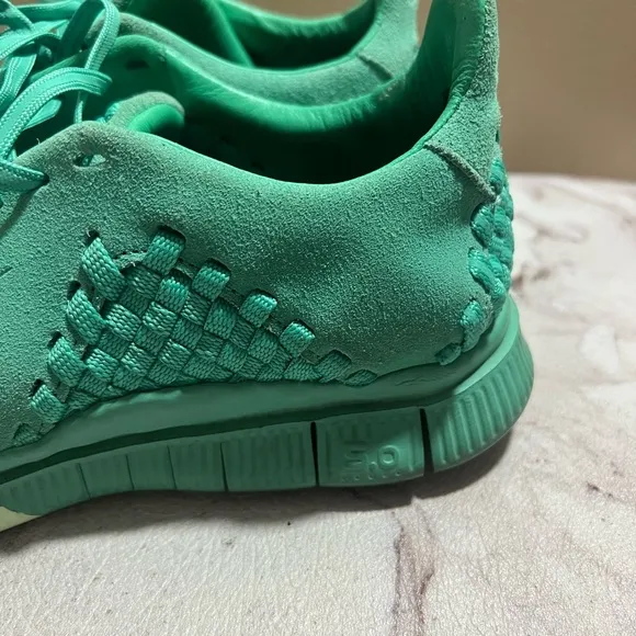 Nike Free Inneva Woven II SP Verde &amp; Vapour Green 9.5 sneakers/trainers/shoes