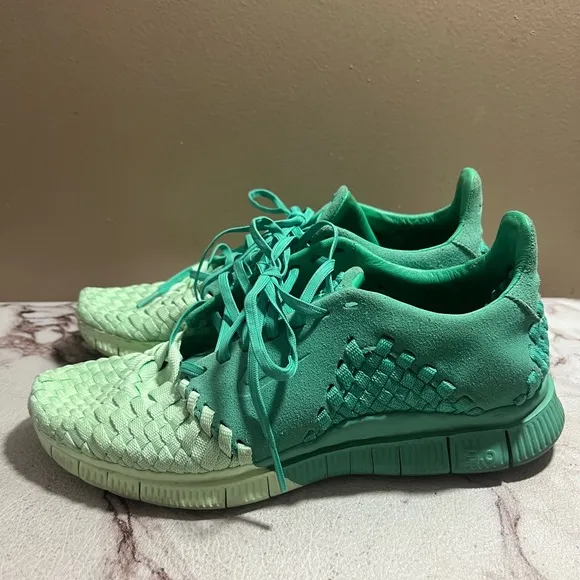 Nike Free Inneva Woven II SP Verde &amp; Vapour Green 9.5 sneakers/trainers/shoes