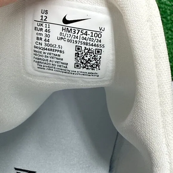 Nike Free Metcon 6 TB White Mens Running Shoes HM3754-100 VNDS Sz 12