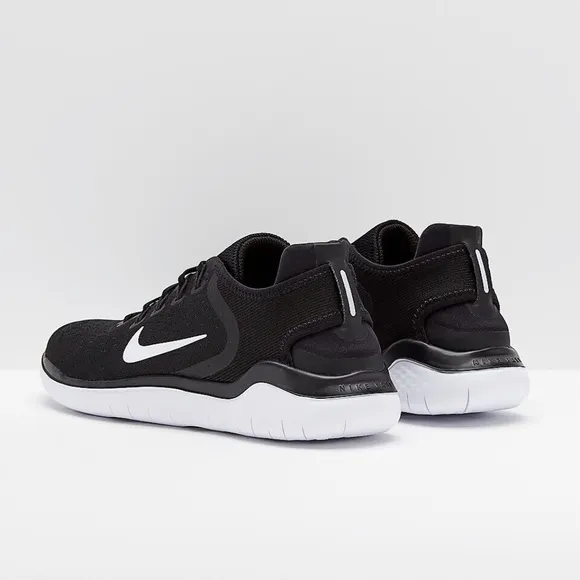 Nike Free RN 2018 Run Low Mens Running Shoes Black White 942836-001 NEW Multi Sz