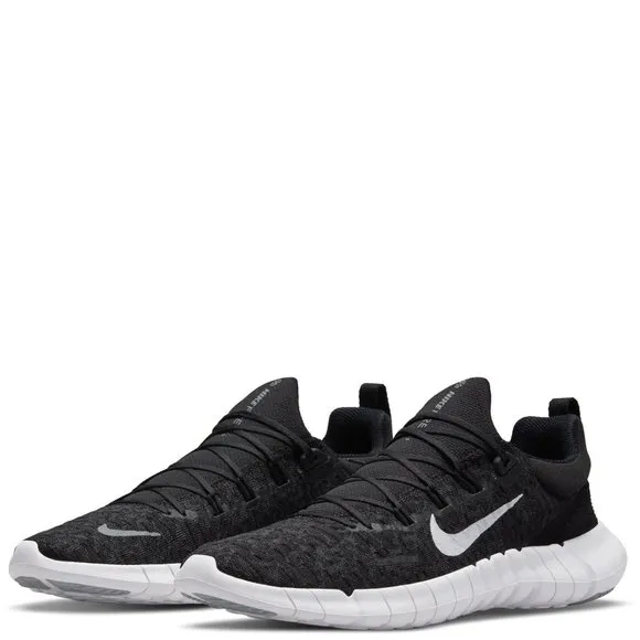 Nike Free Run 5.0 Low Mens Running Shoes Black White CZ1884-001 NEW Multi Sz