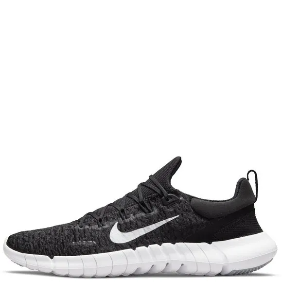 Nike Free Run 5.0 Low Mens Running Shoes Black White CZ1884-001 NEW Multi Sz