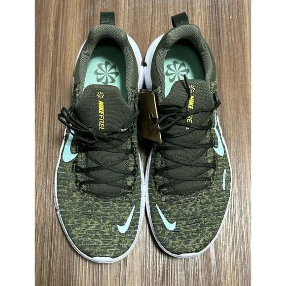 Nike Free Run 5.0 Next Nature 'Cargo Khaki' Running Shoes (CZ1884-300) Sz 9
