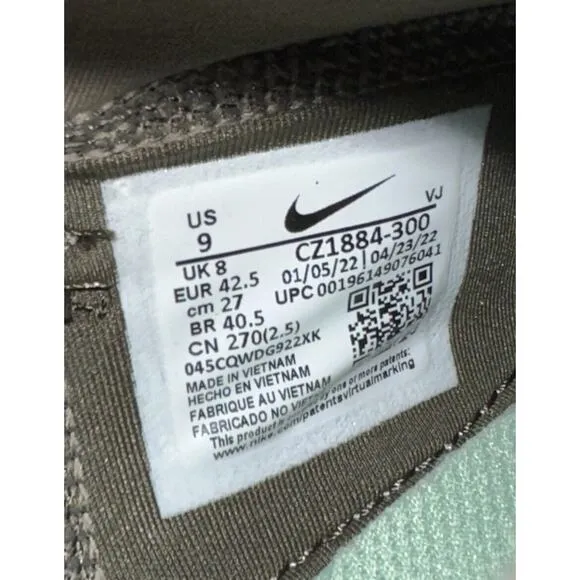 Nike Free Run 5.0 Next Nature 'Cargo Khaki' Running Shoes (CZ1884-300) Sz 9