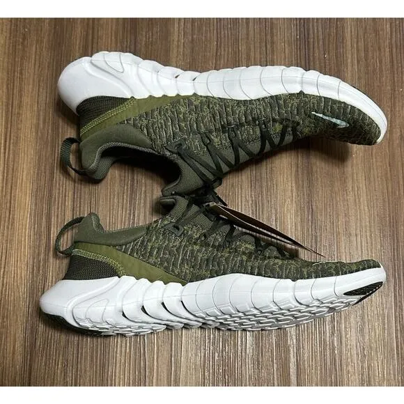 Nike Free Run 5.0 Next Nature 'Cargo Khaki' Running Shoes (CZ1884-300) Sz 9