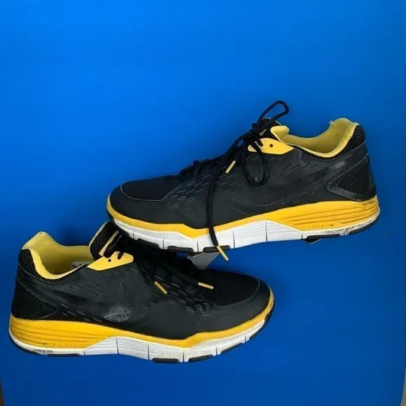 Nike Free Xilla Trainer 14 Shoes 456452-071 Livestrong Yellow Black Sneakers