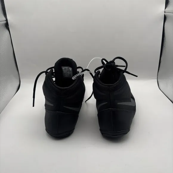 Nike Fury Wrestling Shoes Black Gray Men's Size 9 AO2416-010 Training MMA NWT