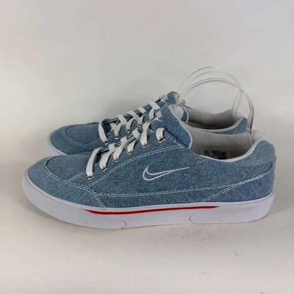 Nike GTS 97 Athletic Shoes Men's 10.5 Denim Lace-Up Low Top Running Sneakers