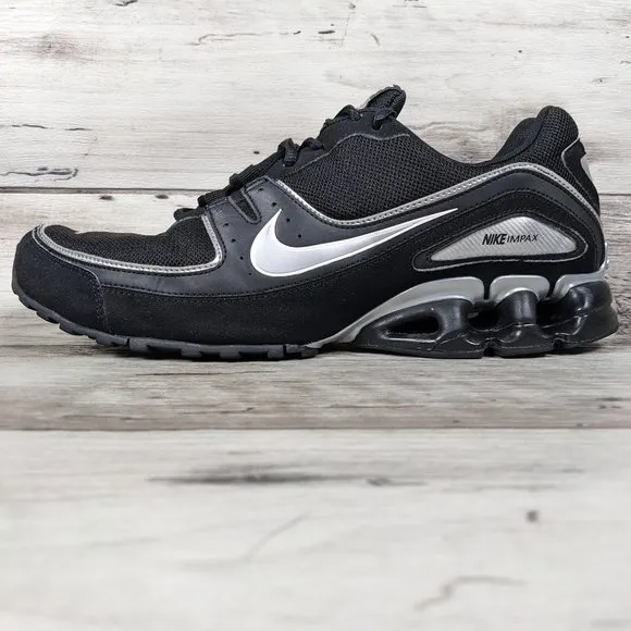 NIKE* Impax Torrent 2010 #324701-001 Black &amp; Gray Sneakers~ Size 12