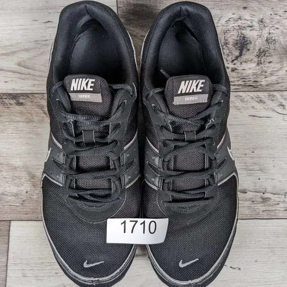 NIKE* Impax Torrent 2010 #324701-001 Black &amp; Gray Sneakers~ Size 12