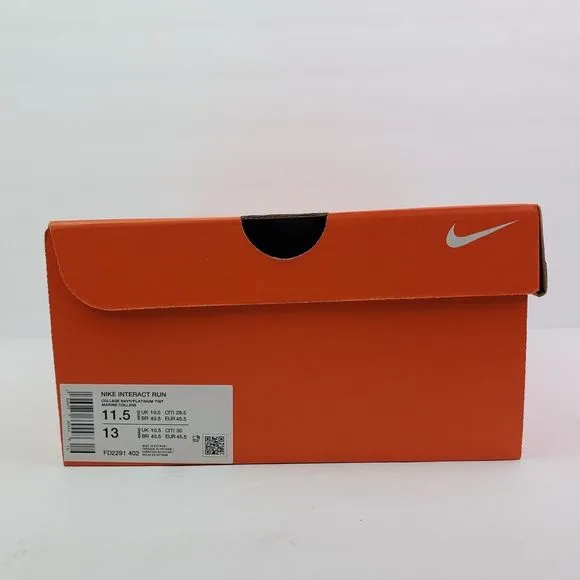 Nike Interact Run Mens Sz 11.5 College Navy Blue Athletic Running Sneaker Shoes
