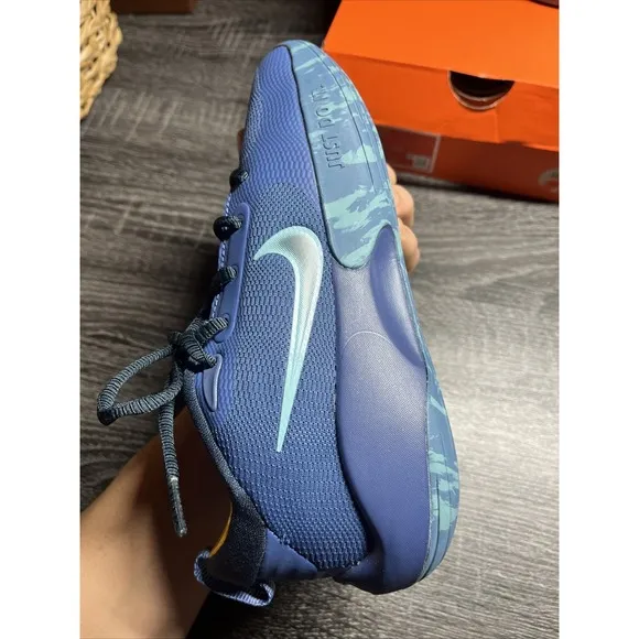Nike Isofly GS Total Navy  Youth Basketball Hoopers Shoes FN4384-400 Sz Sz 3Y