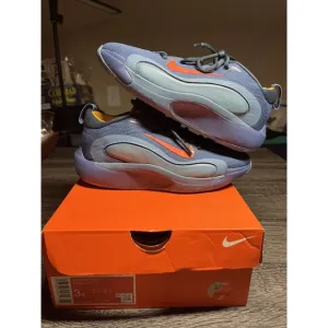 Nike Isofly GS Total Navy  Youth Basketball Hoopers Shoes FN4384-400 Sz Sz 3Y