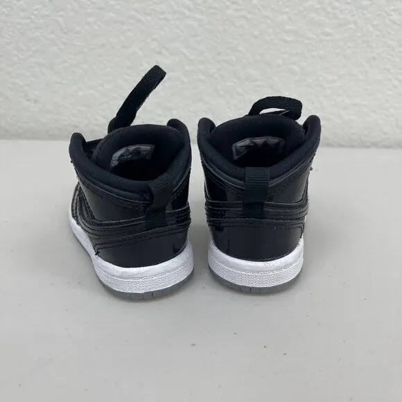Nike Jordan 1 Mid SE Space Jam Black Sneakers Shoes DV1338-004 Infant Baby sz 4C