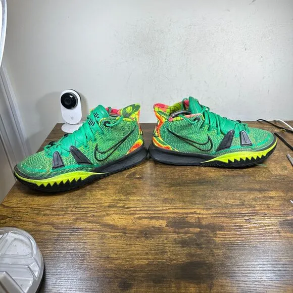 Nike Kyrie 7‎ Ky-D Weatherman Green Black Shoes Sneakers Men's Size 9.5