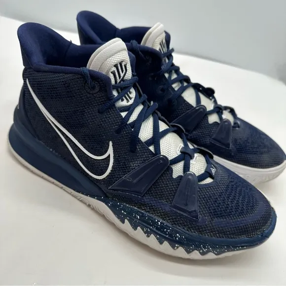 Nike Kyrie 7 TB Mens 11.5 Basketball Shoes Sneakers Midnight Navy DA7767-402