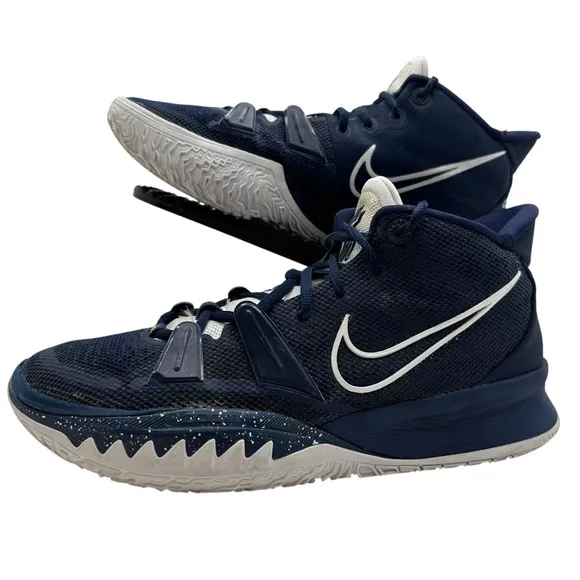 Nike Kyrie 7 TB Mens 11.5 Basketball Shoes Sneakers Midnight Navy DA7767-402