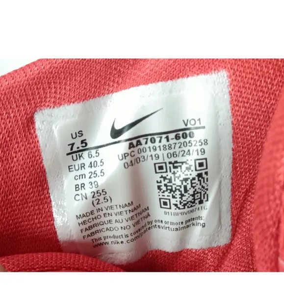 Nike Kyrie Flytrap University Red Sneakers Men's Size 7.5 Shoes