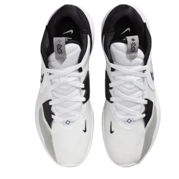 Nike Kyrie Low 5‎ (V) DJ6012-102 White Wolf Grey Black Men's Size 12 NEW WOB